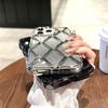 Роскошный чехол для телефона с 3D-покрытием и ромбовидной сеткой, блестящий порошок для iPhone 11, 12, 13, 14, 15 Pro Max 12 Pro 13 Pro 14 Pro Max, мягкий чехол из ТПУ с защитой от капель