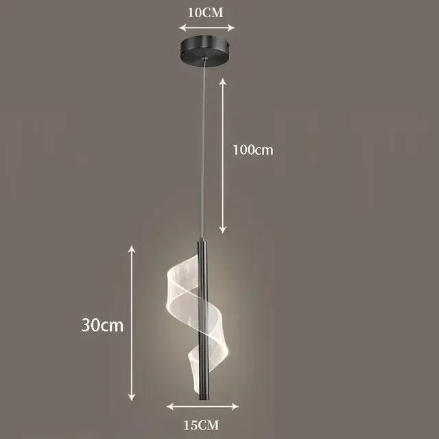 Modern Creative LED Acrylic Wall Light Indoor Pendant Lamp Gold Hanging Lantern Home Bedside Lamps for Living Room Decoration