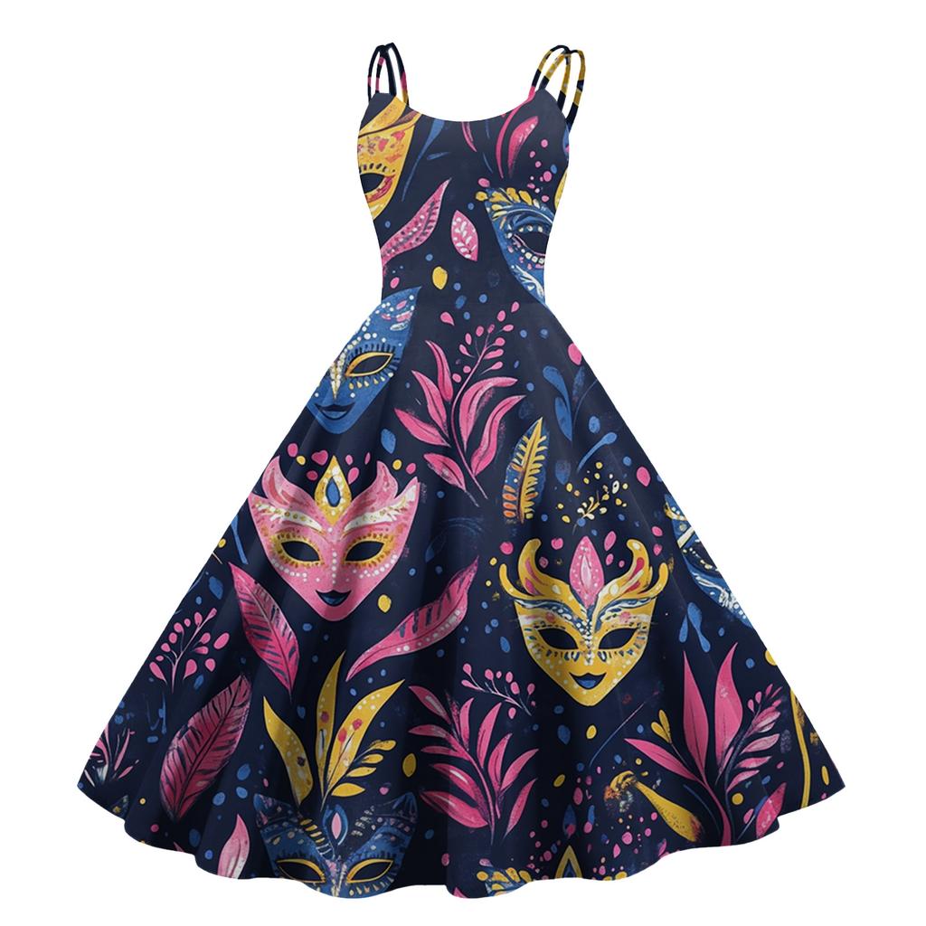 Женское сексуальное платье с принтом на Хэллоуин, с открытыми плечами, в стиле панк, винтаж