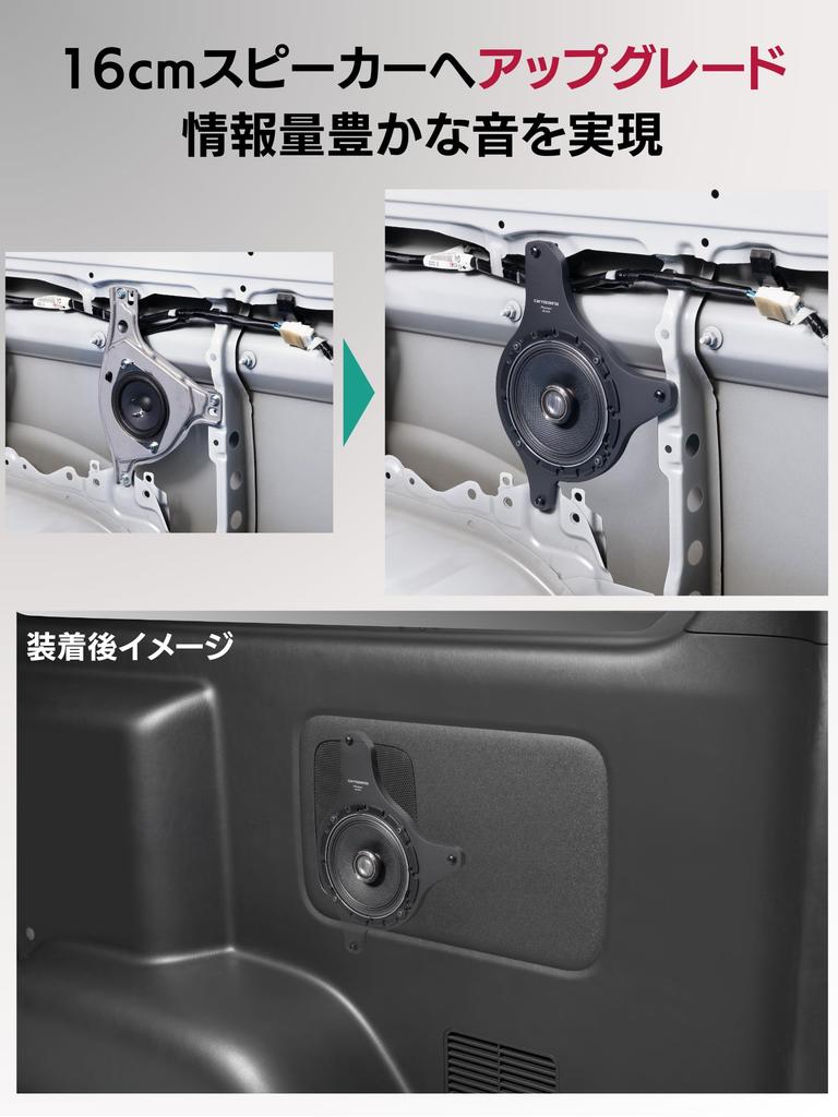 Pioneer Качество звука динамика Элемент улучшения Внутренняя перегородка Стандартный пакет Hiace Rear Carrozzeria UD-K5314