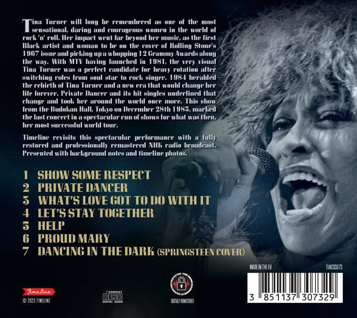 CD Live - TIMELINE - Tokyo 1985 - Album Live - Livret 8 pages - Format Boitier