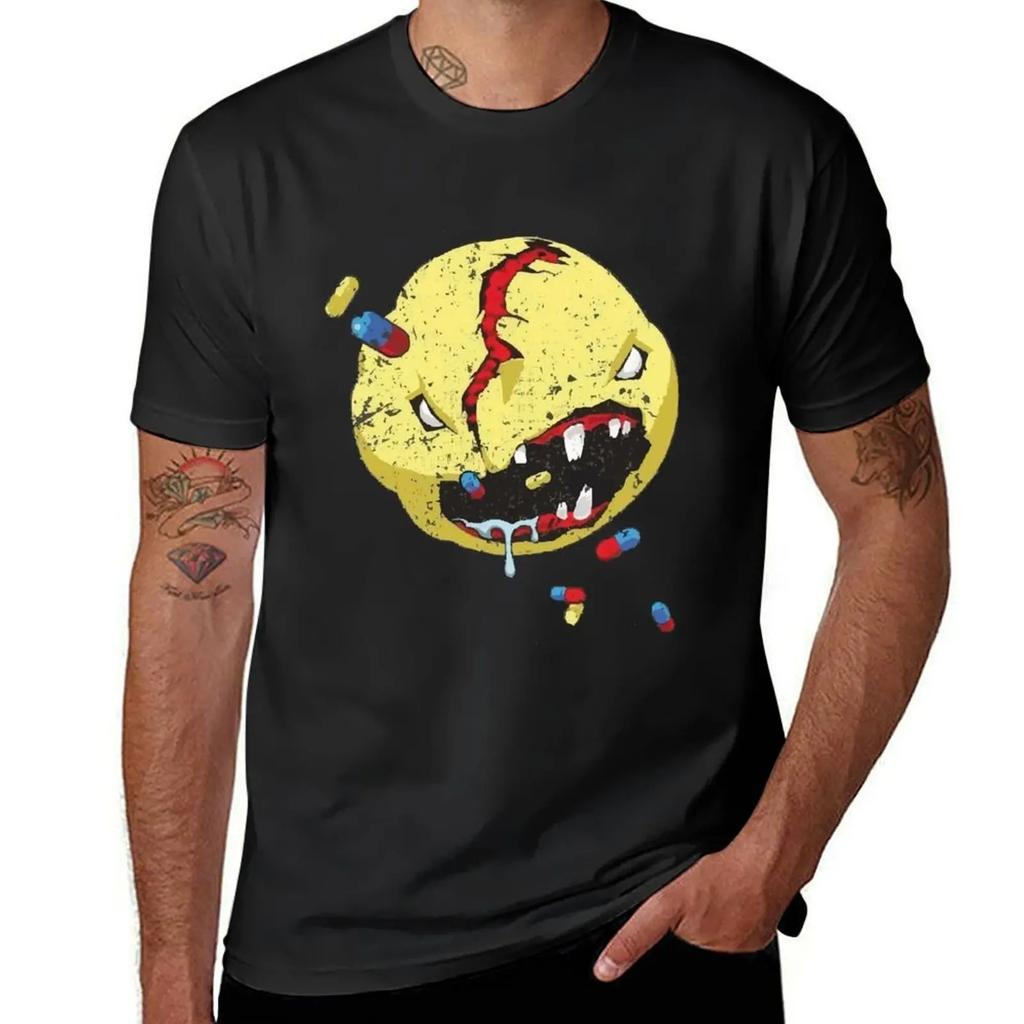 Favourite Shirt T-Shirt Hippie Clothes Cute Tops Short Sleeve Cotton Vintage T-Shirt Crewneck Cyber Samurai Punk Tee Shirt