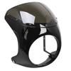 7 Inch Retro Cafe Racer Headlamp Windscreen Waterproof  Anti-fall Fairing Headlight Shade Modification Accessories