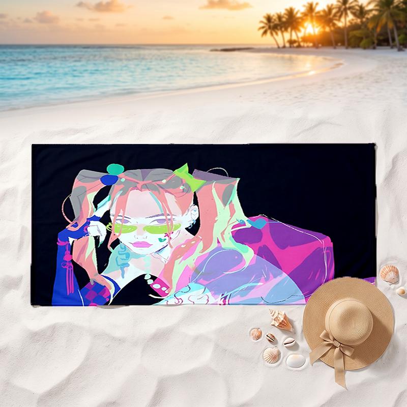 Mira Soft and comfortable beach towel perfect for vacations and poolside use an ideal gift for summer holidays