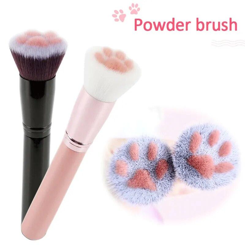 Cat Claw Shape Makeup Brushes Cute Powder Brush Cosmetics Foundation Powder Blush Eyeshadow Concealer Brush Beauty Tool