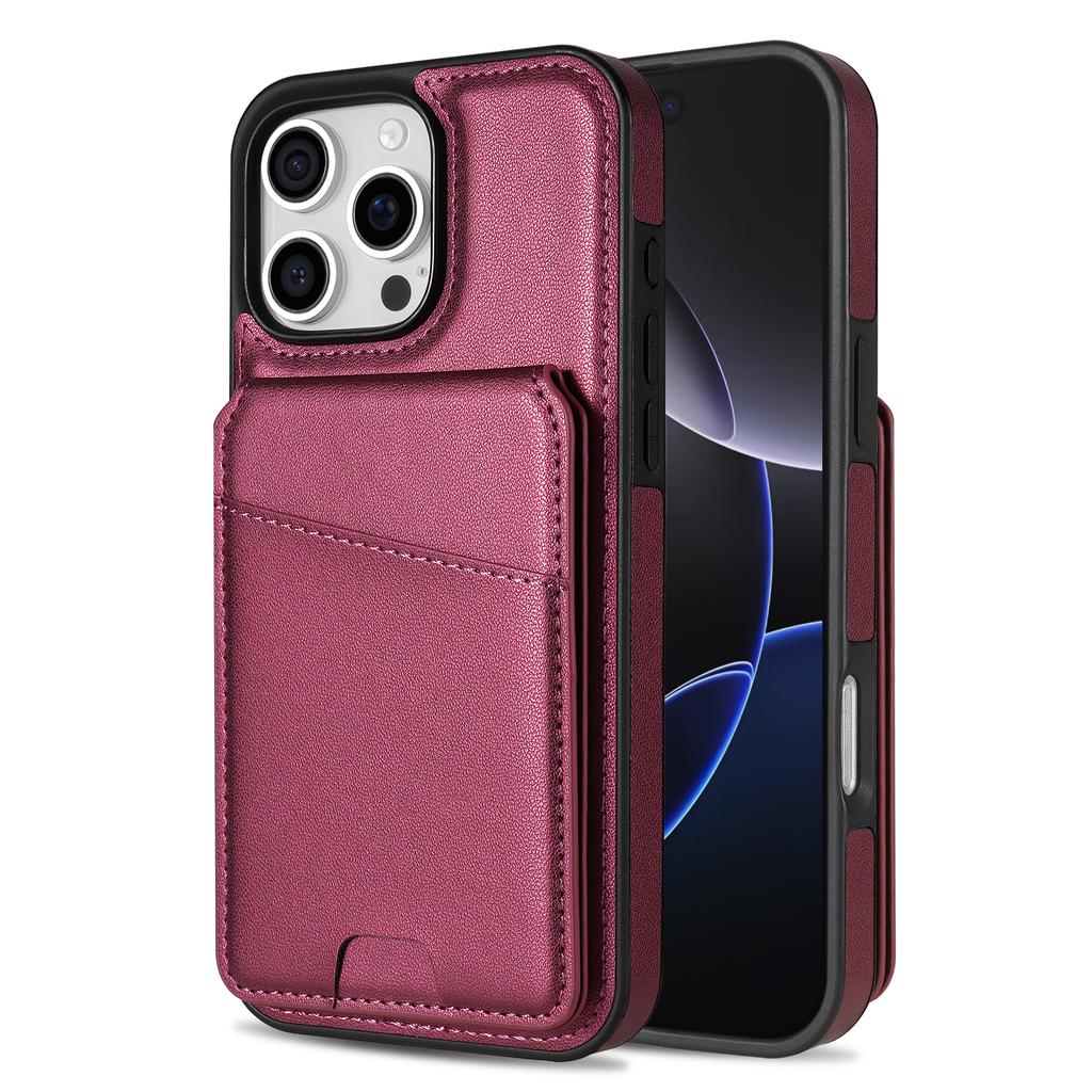2 в 1 Съемный слот для карт Кожаный магнитный чехол Для iPhone 16 Pro Max 15 Plus 14 13 12 Вертикальный карман-сумка Для чехла Magsafe