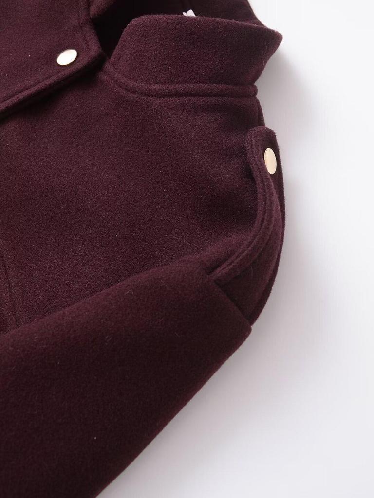 2024 Осень Женская Европейский и Американский Стиль Мягкая Короткая Куртка Пальто