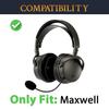 SOULWIT Силиконовый комплект для замены оголовья для Audeze Maxwell, подушка для оголовья, комплект накладок для замены, чехол, совместимый ремешок для головы, сменный ремешок, ремонт