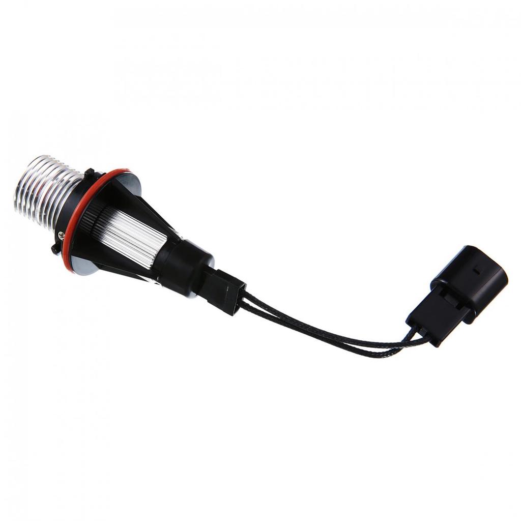 2pcs 1000LM Angel Eyes Car LED Halo Ring Marker Bulbs Light 5W 6000K White Fit for BMW X5 E39 E53 E60