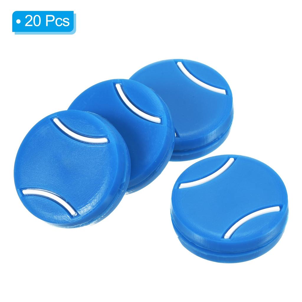 PATIKIL теннисная ракетка демпфер 20 штук мягкий силиконовый симпатичный теннисная ракетка демпфер вибрации для тенниса подарок синий