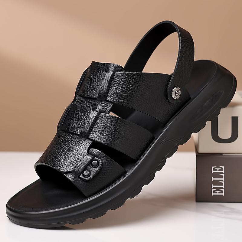Модные мужские удобные роскошные сандалии дышащие повседневные мужские сандалии на все случаи жизни горячая распродажа обувь с перфорацией на все случаи жизни для ходьбы мужская обувь