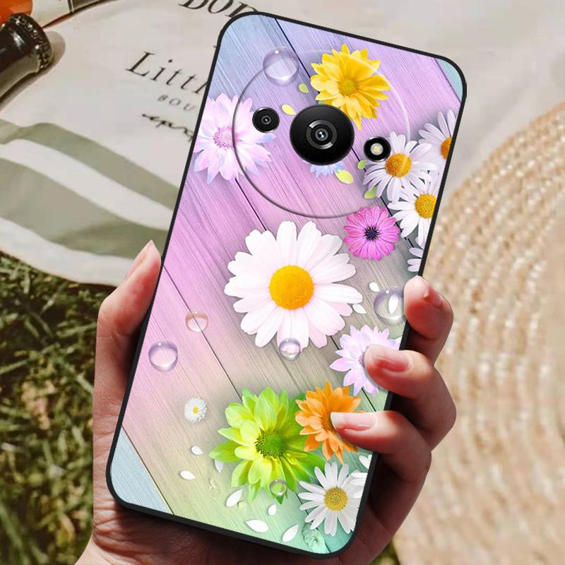 Чехол для Xiaomi Redmi A3, роскошный силиконовый чехол для телефона Redmi A3, полностью защитный чехол для Redmi A3 A 3 6.71" с мультяшным рисунком.