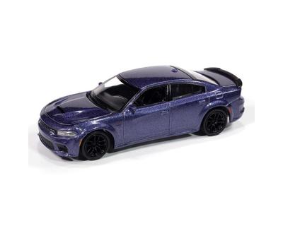 Autoworld Dodge Charger Swinger Scar Pack 2023 Plum Crazy Charger Swinger Plum Crazy Литая модель автомобиля 1/64 R/T [Б/У]