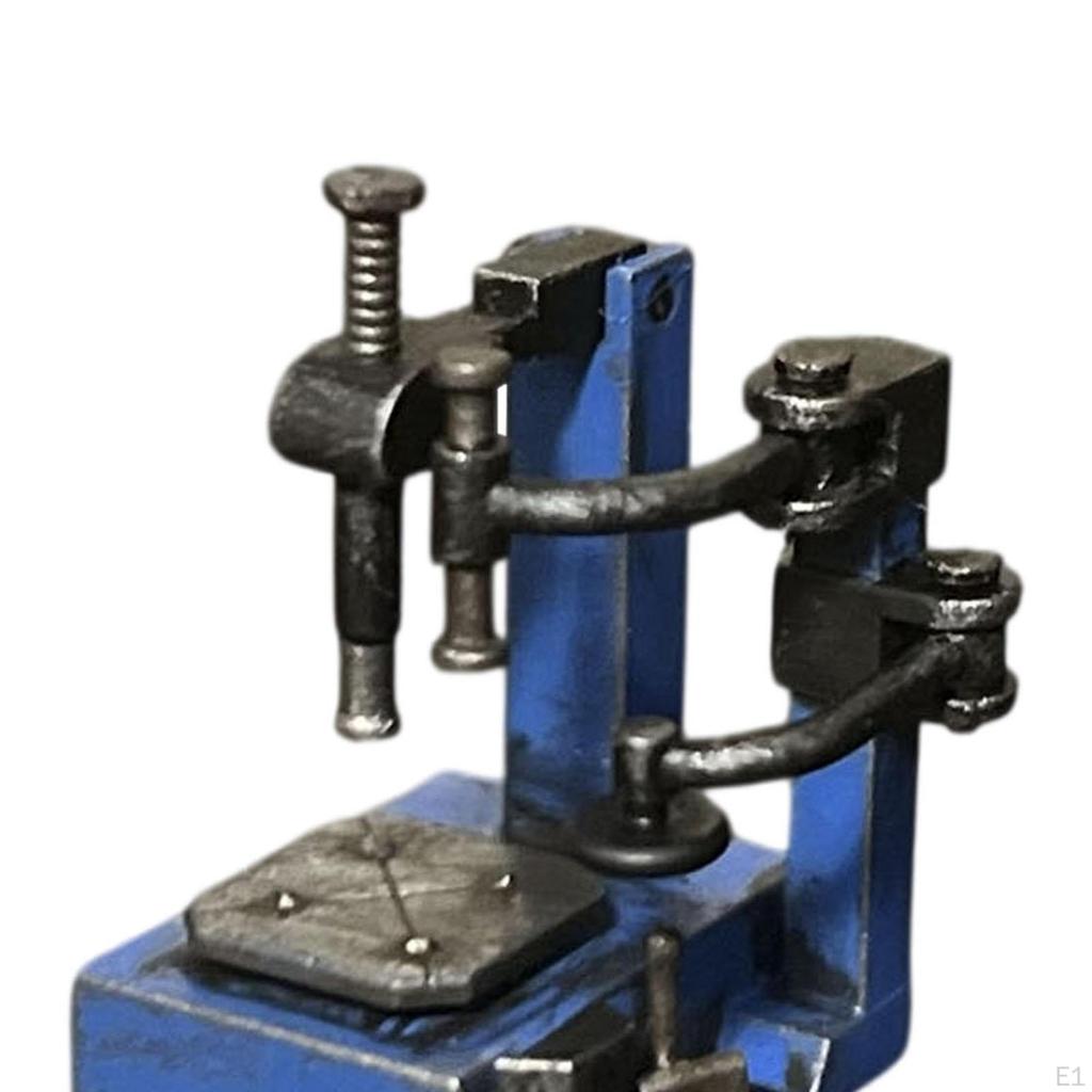 1/64 Модель шиномонтажного станка Симуляция Подвижные Декоративные Мини-транспортные средства Игрушки для Автомастерской Парковка