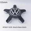 DKRSE1 For VW Volkswagen Jetta MK5 Golf 4pcs 135mm Volkswagen Golf Polo Car Wheel Center Caps 5Pins Rim Hub Cover Hubcap Logo Badge Emb