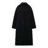 Womens Thick Fleece-Lined Wool Blend Overcoat Double-Breasted Long Coat Streetwear Loose Fit Winter