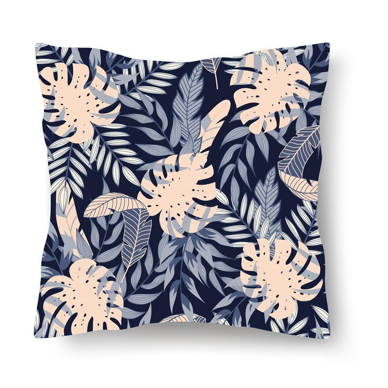 Набор с принтом тропических листьев для дома, гостиной, дивана, спальни, автомобиля, декоративная наволочка