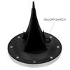 1PC/4PCS 8 LED Outdoor Solar-Powered Lawn Pin Lamp with Warm White Light Stainless Steel Yard Garden Light Decoration