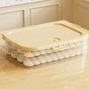 Food-grade Dumpling Storage Box Plastic Refrigerator Storage Box Wonton Freezer  Household