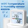 WiFi Thermometer Hygrometer TY App Smart Thermometer for Home LCD Backlight with Detachable Stand