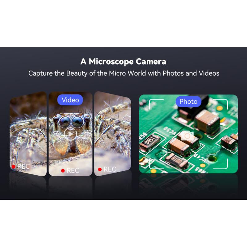 4,3-дюймовый цифровой микроскоп 1080P 50-1000x монетный микроскоп 2000 мАч паяльный микроскоп для ремонта электроники печатных плат ПК ноутбука