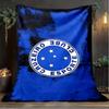 1PC Cruzeiro Esporte Clube Printed Soft Flannel Blanket Throw for Adult Bedroom Living Room Sofa Camping Travel Fan gifts Christmas Gifts
