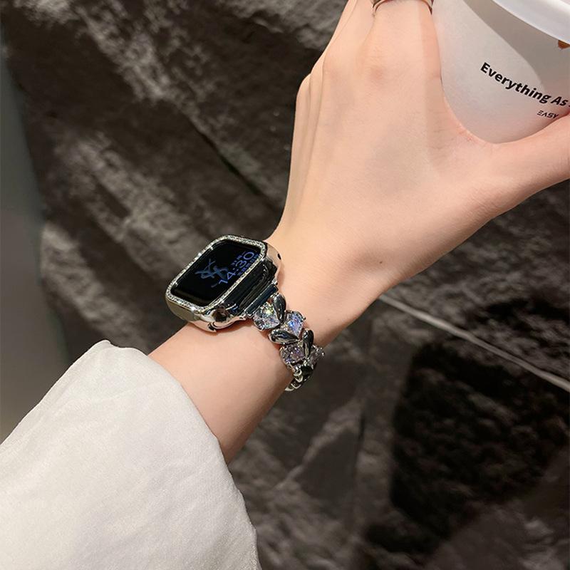 Любовь Опаловый ремешок для Applewatch Apple 9 Watch iwatch11 Металлический Премиум Сяосянфэн S10