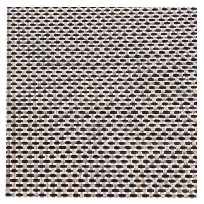 Set de table 50x35cm Gourmet beige noir