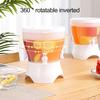 Reusable Cold Kettle Rotatable Useful Refrigerator Juice Water Bucket Beverage Dispenser