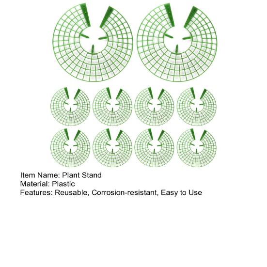 10 шт. подставки для клубники с 3 прочными ножками, прочные пластиковые подставки для растений клубники сохраняют ягоды чистыми для быстрого созревания, садовый аксессуар