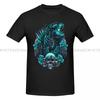 Godzillaed Rise From The Depths T-Shirt Men Round Neck Cotton T Shirts Short Sleeve Tops Printed Clothing