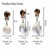 4pcs Heavy Duty Tablecloth Weight Clips Crystal Crystal Curtain Clips  Dining Table