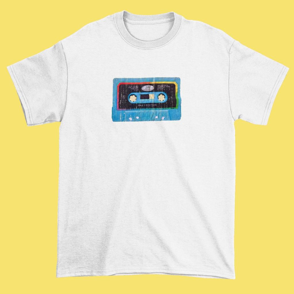 Футболка Beastie Boys Paul’s Boutique Хлопковая футболка Подарок Рождество Белая