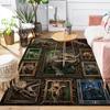 Triceratops Collection Pattern Rug Floor Mat for Living Room or Bedroom Soft and Comfortable Carpet a Gift for Birthday and Holiday.