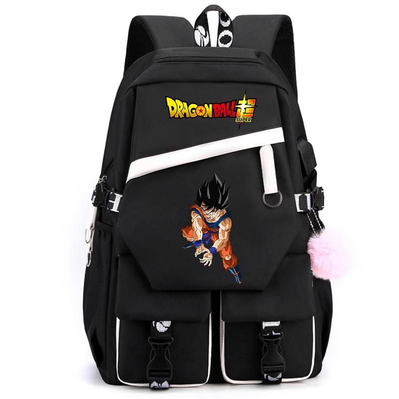 Аниме Dragon Ball унисекс рюкзак для девочек мальчиков студентов подростков детей ноутбук рюкзак для мужчин и женщин милый повседневный школьный рюкзак для детей подарок на день рождения игрушка