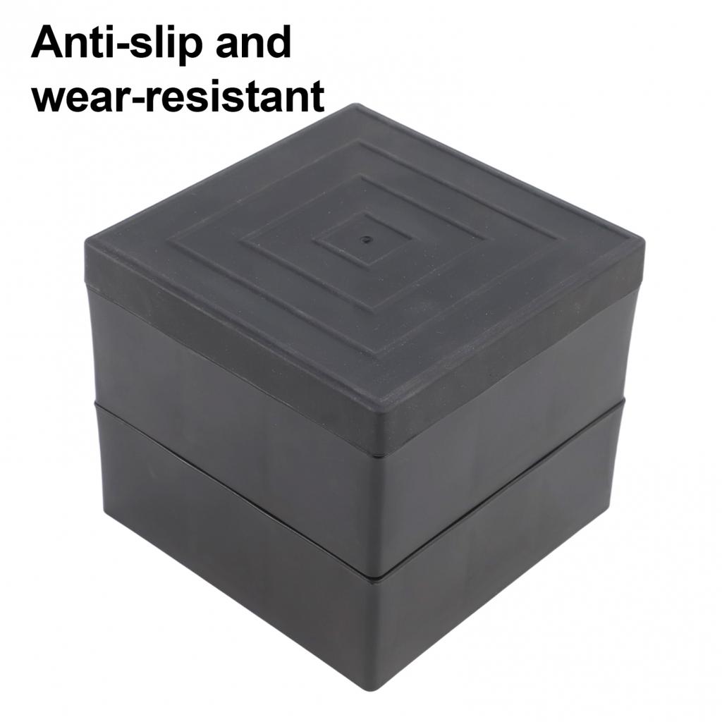 Черный цвет Накладки на ножки стула Штабелируемые подставки Гибкое штабелирование
