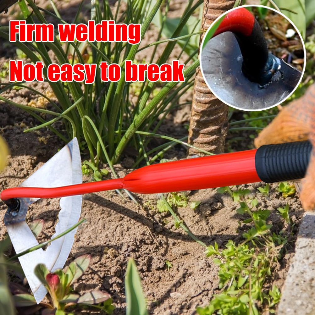 Ручная стальная мотыга для посадки сада, переносная стальная прополка и рыхление почвы, садовый инструмент