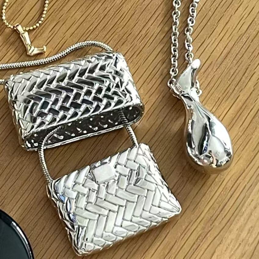 Habl Blogger Style Water Purifier Pendant Necklace - Women's Unique Layered Accessory Sweater Chain