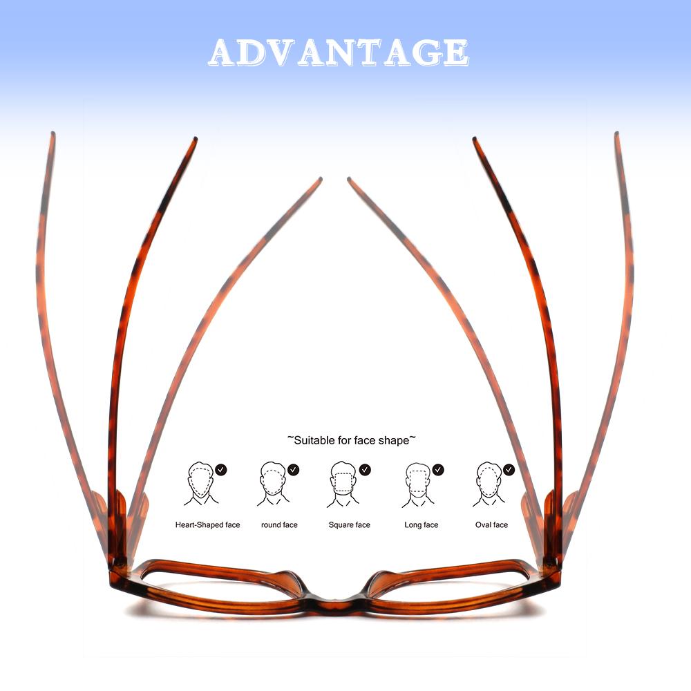 Turezing Reading Glasses Men And Women Anti-Blue Light  Universal Spring Hinge Decorative Computer Eyewear