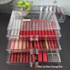 Acrylic Makeup Organizer: Dustproof Lipstick, Lip Gloss, and Eyeshadow Storage Box with Desktop Drawers