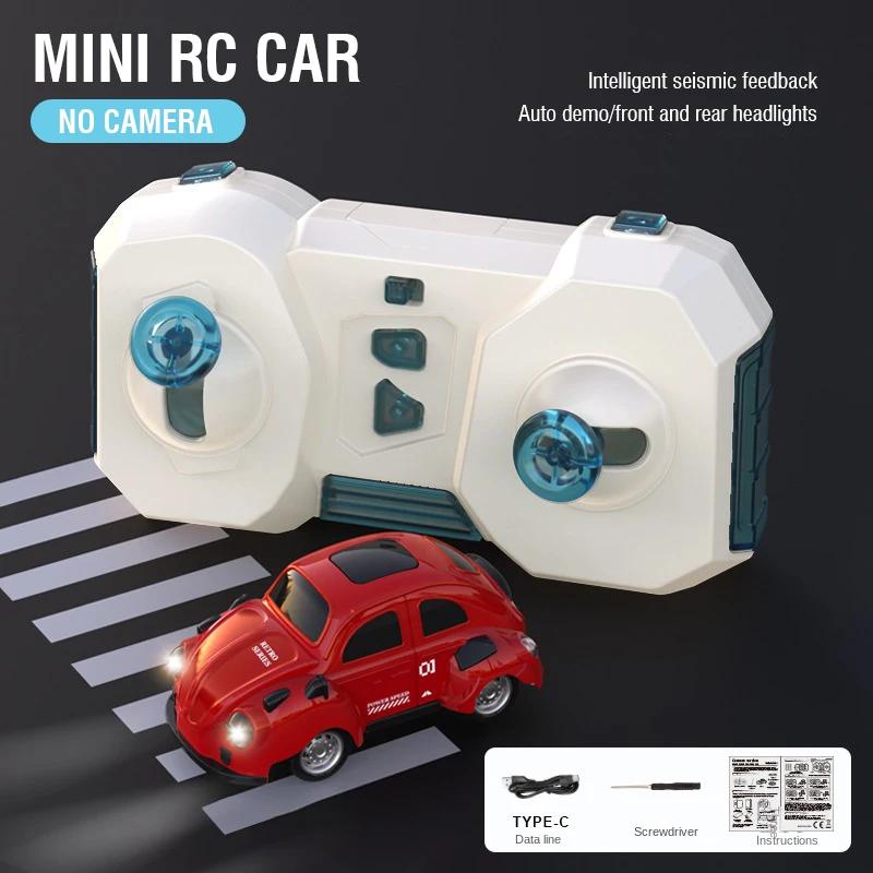 Mini Rc Car With /no Camera Hd Wifi Fpv Pocket Racing Drift Vehicles 2.4g Remote Control Car Radio Controlled Cars Toys Boys