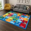 3D Детский ковер-игровой коврик с буквами АБВ и мультяшными персонажами для гостиной, дивана, спальни, а также нескользящий коврик для игровой комнаты