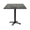 Table 70 X 70 Cm - Model Bazila Metallic Stone