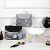 Cosmetic Bag Waterproof Portable Travel Storage Pouch Transparent Toiletry Organizer Bag for Vacation Bathroom