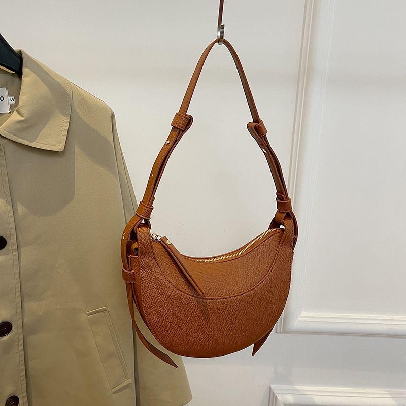 Женская французская нишевая сумка-седло полумесяц - полумесяц под мышкой и кроссбоди, идеально подходит для работы и поездок