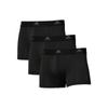 Logo Print Sports Boxer Briefs 3-Pack Men Underwear Black 4A3M02-000