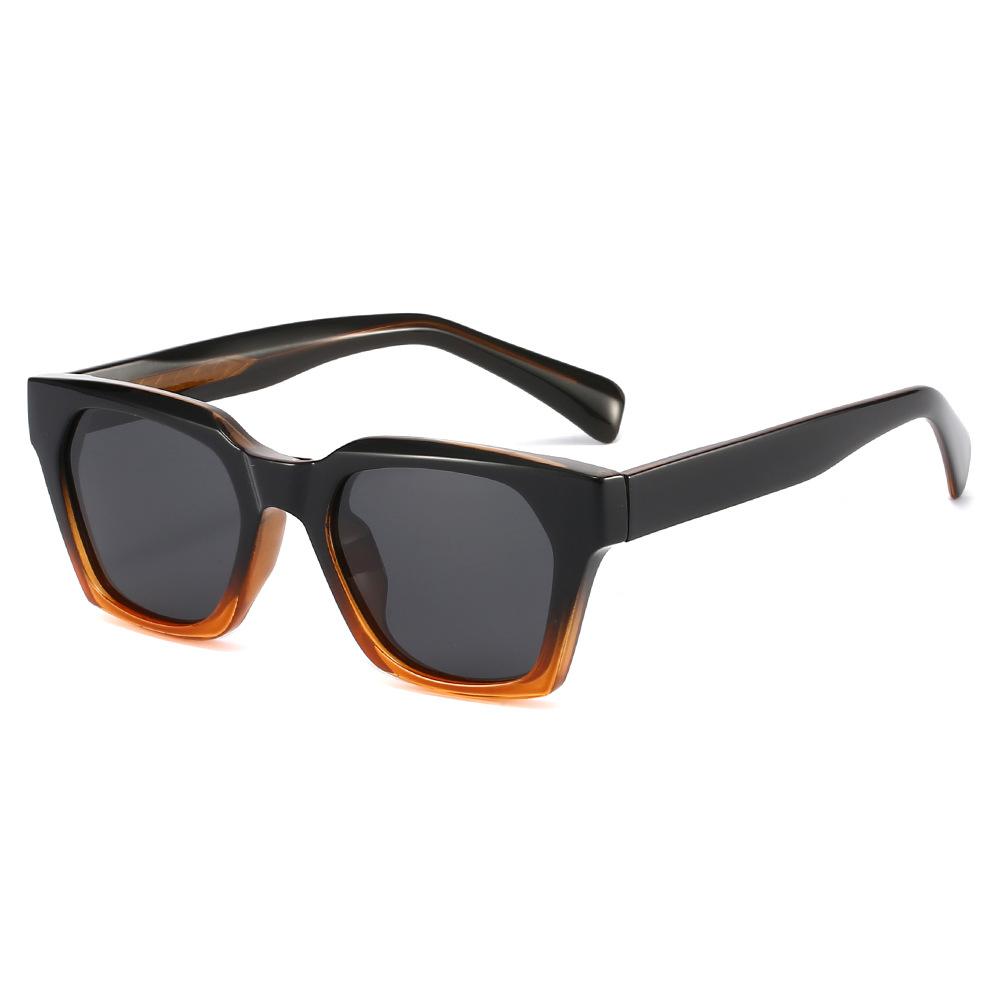 JYL Классические квадратные солнцезащитные очки UV400 Унисекс Винтажные Панк Большая оправа Роскошные / XYP98252