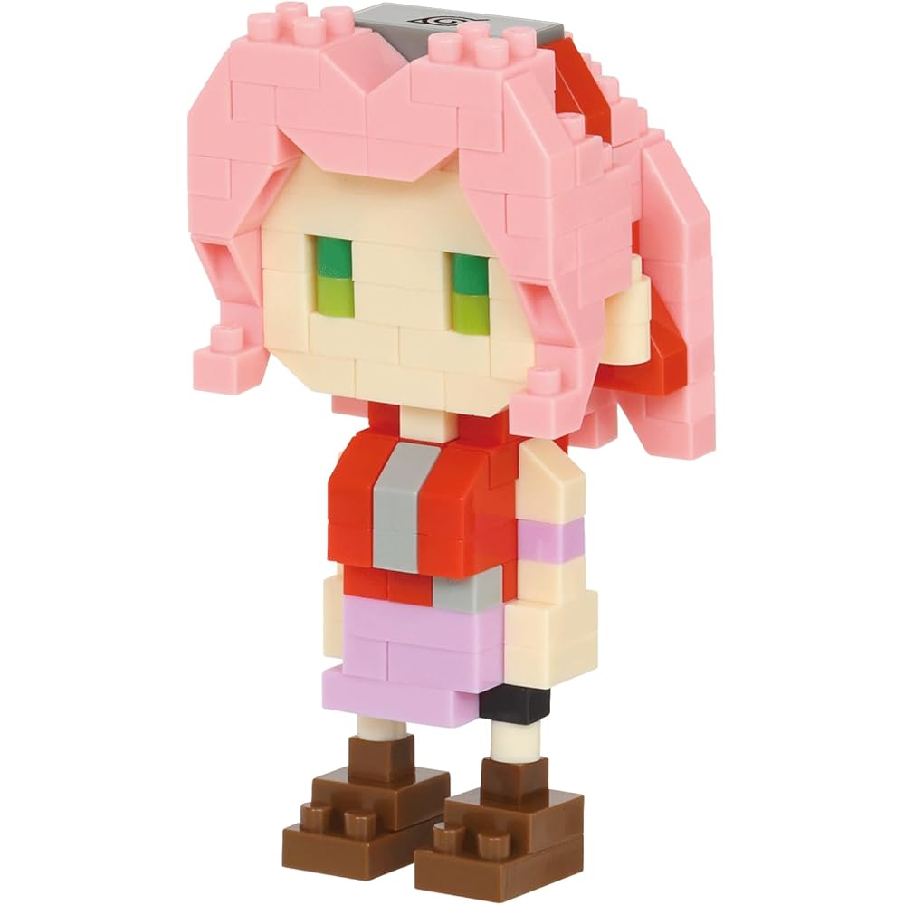 Kawada nanoblock Наруто Ураганные Хроники Сакура Фигурка 160 Деталей Строительный Набор для Возраста 12+