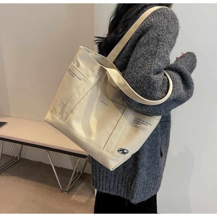 Холщовая сумка Женская сумка через плечо Большая сумка