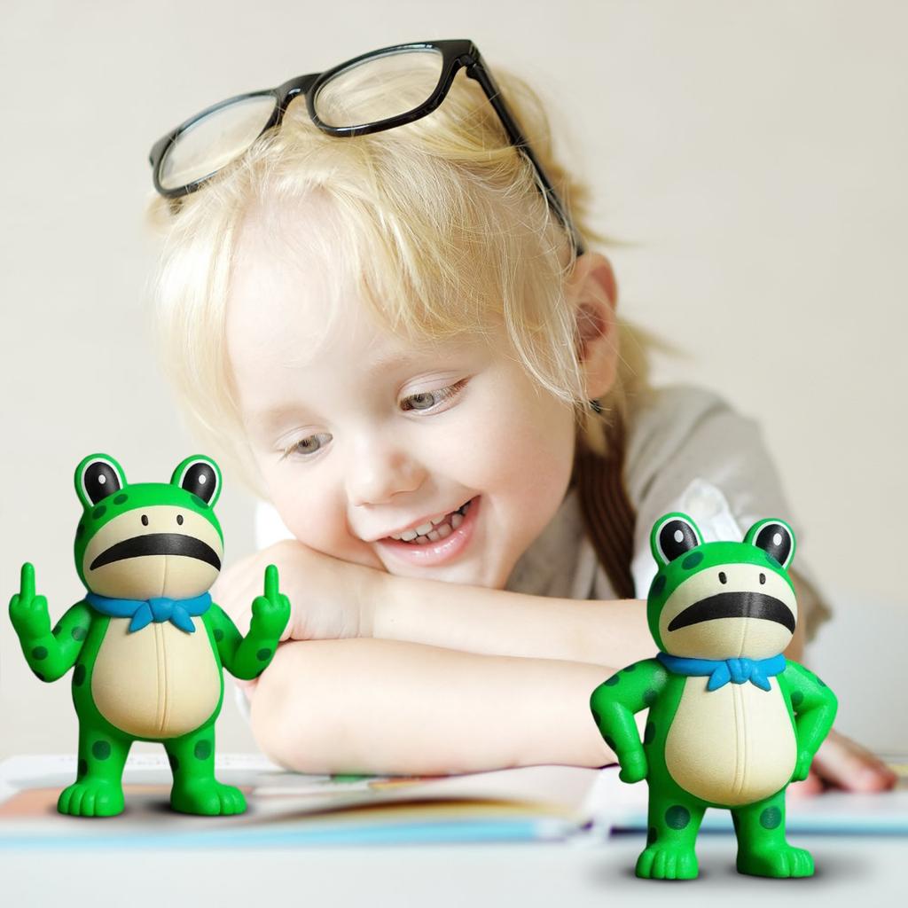 Funny Portland Protest Frogs Symbolic Meme-Inspired Art Toy, Cultural Collectible Figurine, Street Protest Character Design